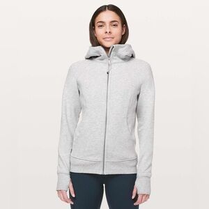 Full Zip Scuba Hoodie *Light Cotton Fleece
Heathered Core Ultra Light Grey
